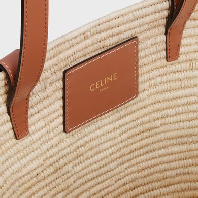 CELINE CLASSIC PANIER SMALL BRAIDED TRIOMPHE in .